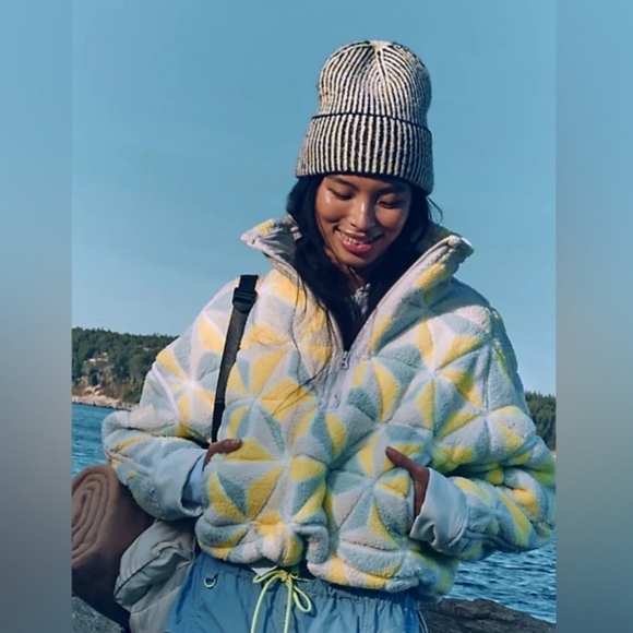 NWT Women's FREE PEOPLE Movement 1/2 Pullover Fleece Jacket - Picture 6 of 8